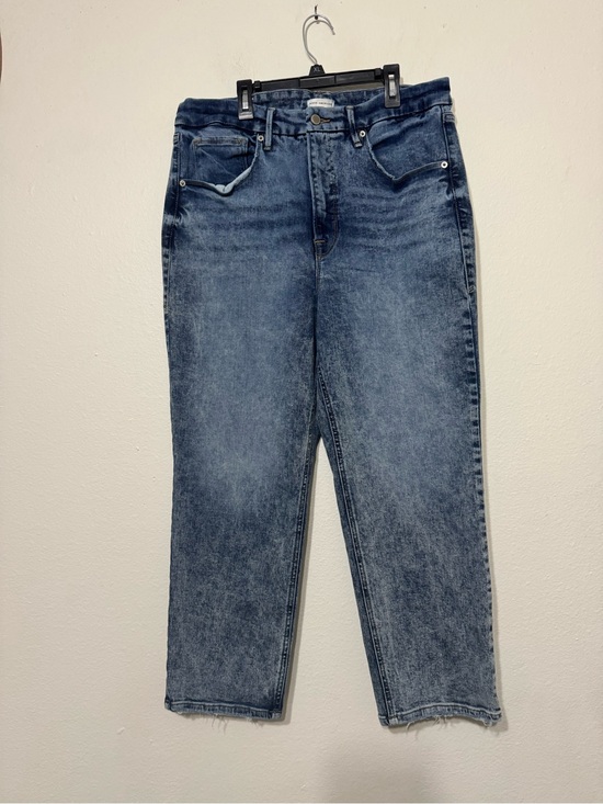 Good American Denim - Good American Straight Leg Jeans Size 16